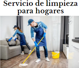 servicio de limpieza
