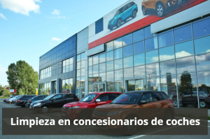limpieza en concesionarios de coches