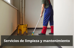 Servicios de limpieza y mantenimiento