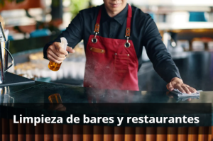 Limpieza de bares y restaurantes