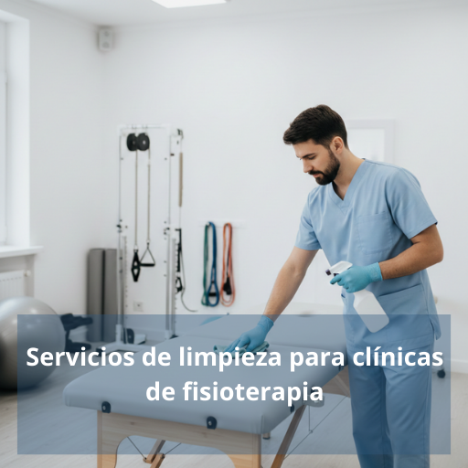 Servicios de limpieza para clínicas de fisioterapia